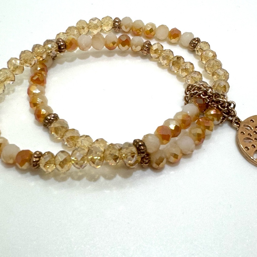 The Limited - Stackable Beaded Bracelet - Vintage - image 4